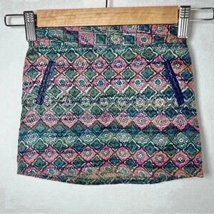 Genuine Kids Girls Multi Colored Skirt | Size 4T